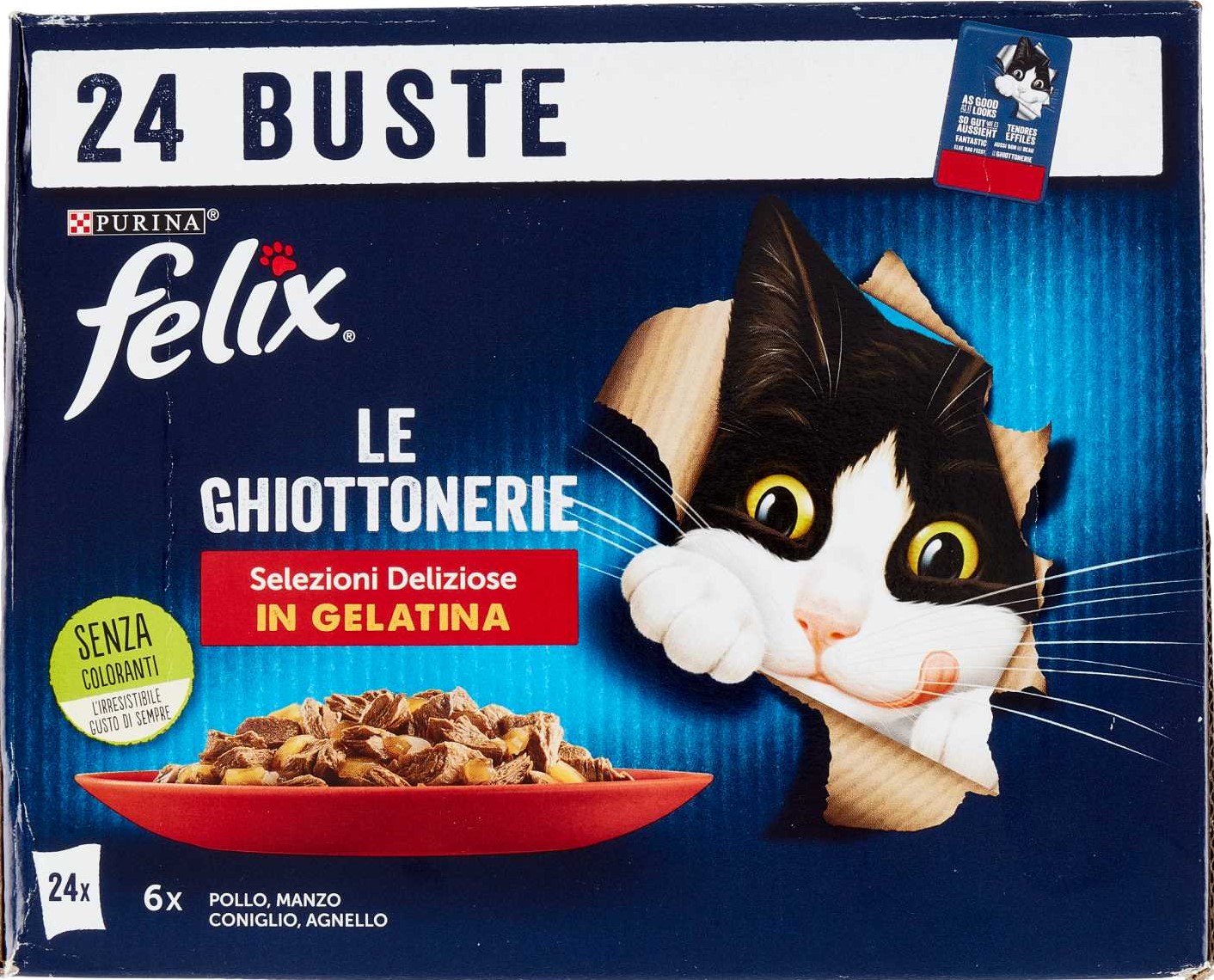 PURINA FELIX GHIOTTONERIE SELEZIONI DELIZIOSE 24X85GR