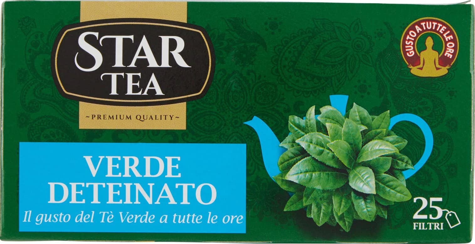 STAR TEA VERDE DETEINATO 25 FILTRI