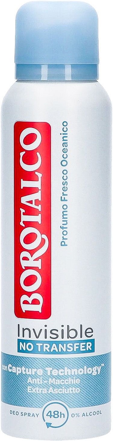 BOROTALCO DEODORANTE INVISIBLE FRESCO OCEANICO 150ML