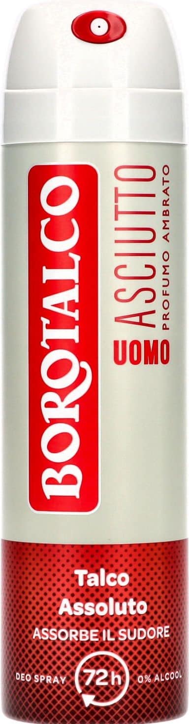 BOROTALCO DEODORANTE MEN ASCIUTTO AMBRATO 150ML