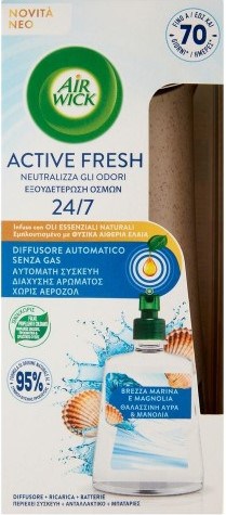 AIR WICK FRESH BASE SRAY AUTOMATICO BREZZA MARINA E MAGNOLIA 228ML