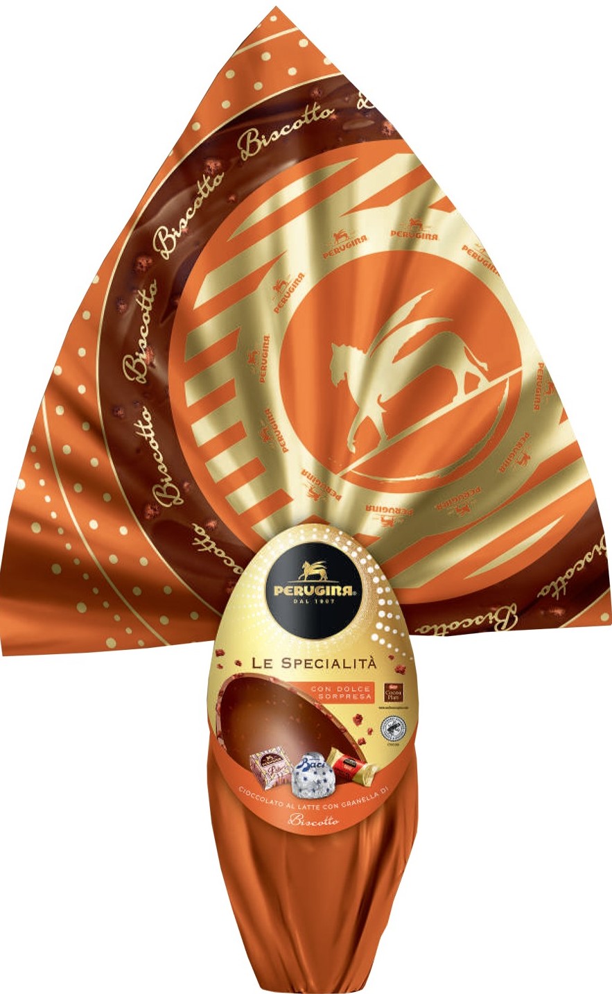 PERUGINA UOVO LATTE CON BISCOTTO LE SPECIALITA' 245GR