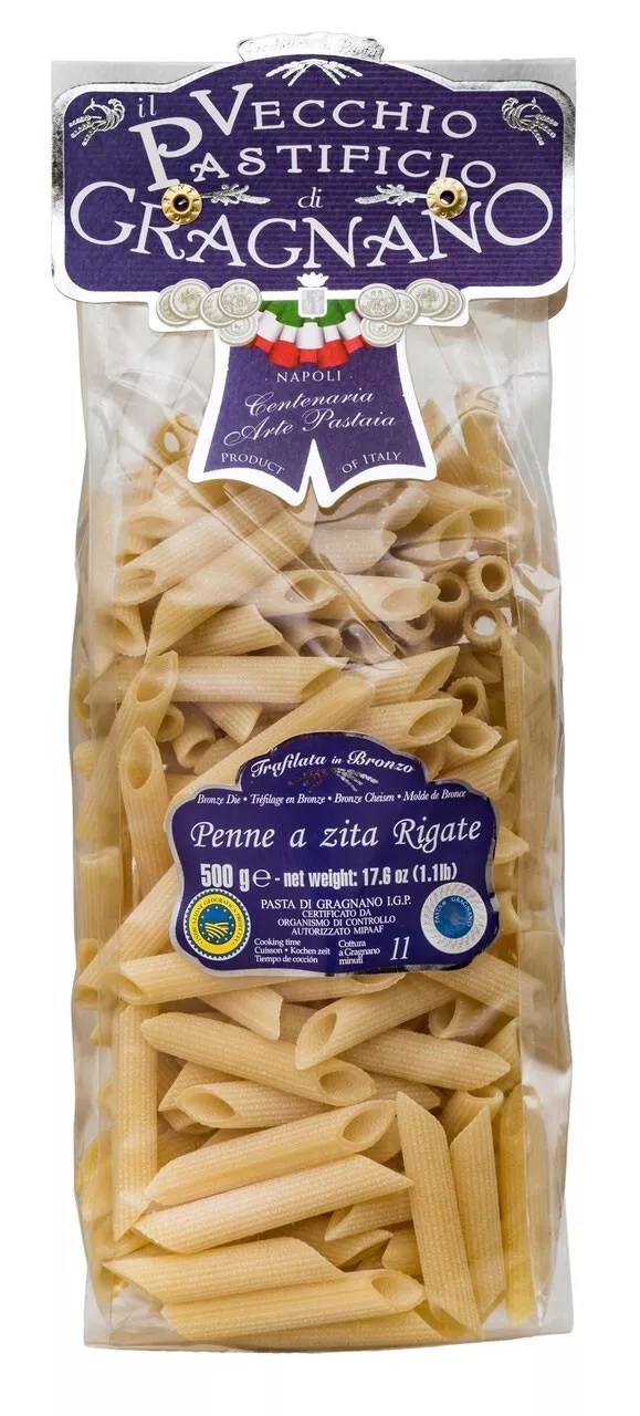 VECCHIO PASTIFICIO DI GRAGNANO PENNE ZITE RIGATE GR. 500