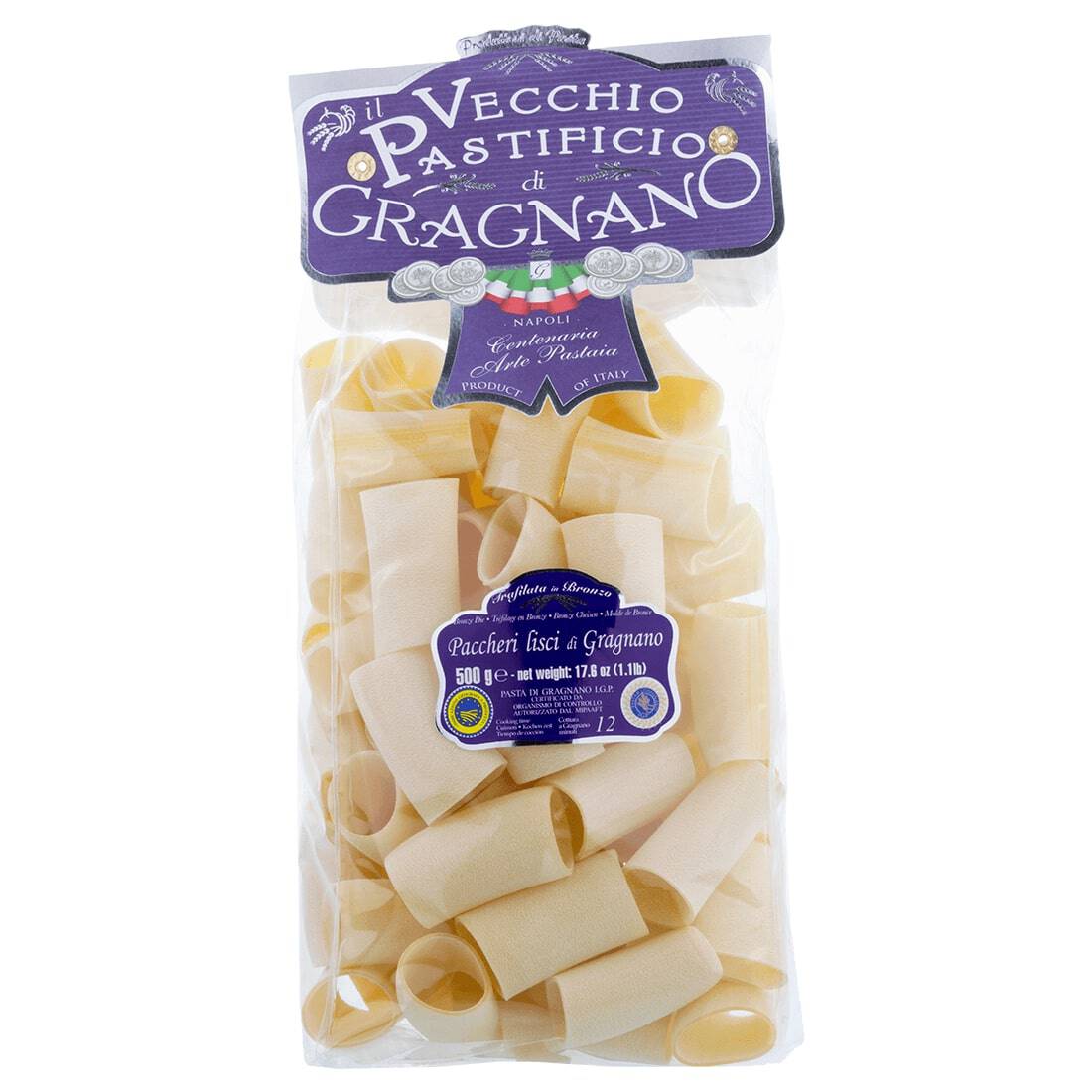 VECCHIO PASTIFICIO DI GRAGNANO PACCHERI GR. 500