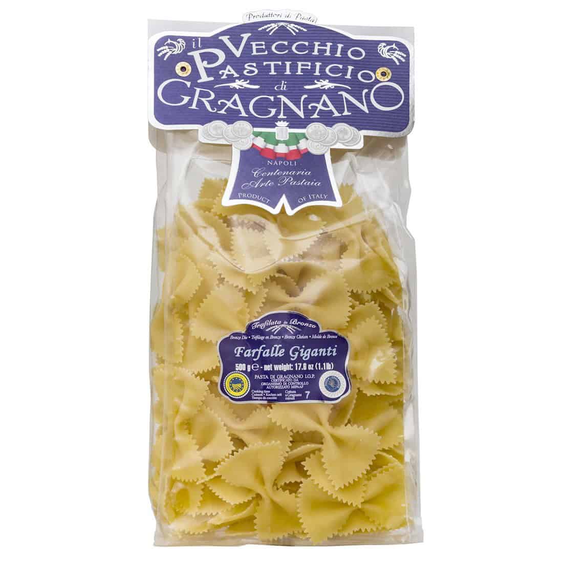 VECCHIO PASTIFICIO DI GRAGNANO FARFALLE DI GRAGNANO GR 500
