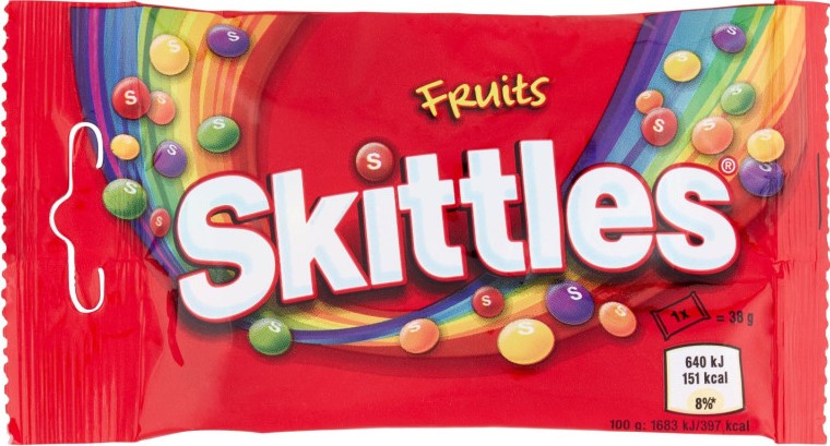 SKITTLES CARAMELLA FRUTTA 38GR