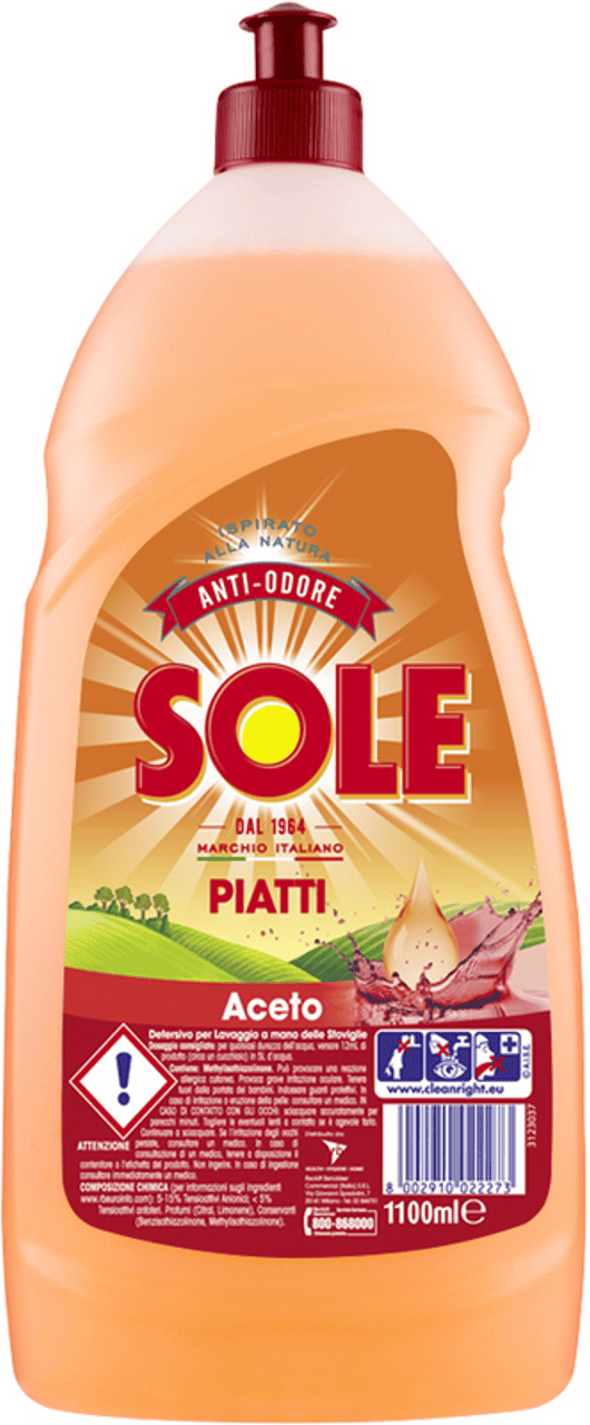 SOLE PIATTI LIQUIDO ACETO 1100ML