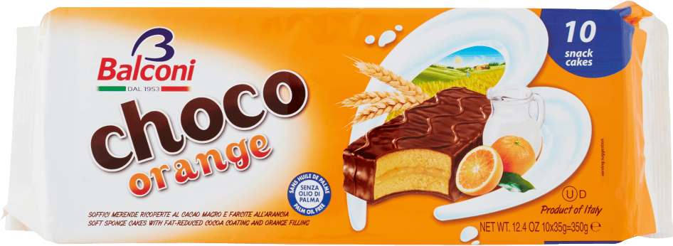 BALCONI MERENDINE CHOCO ORANGE 350GR