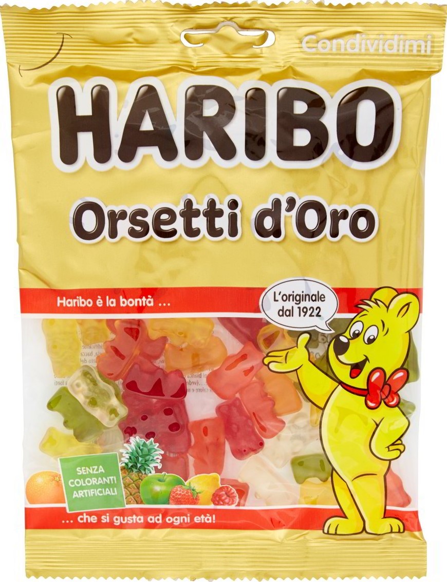 HARIBO ORSETTI D'ORO 175GR