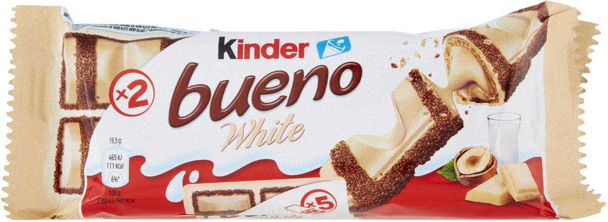 KINDER BUENO WHITE 2X5 195GR