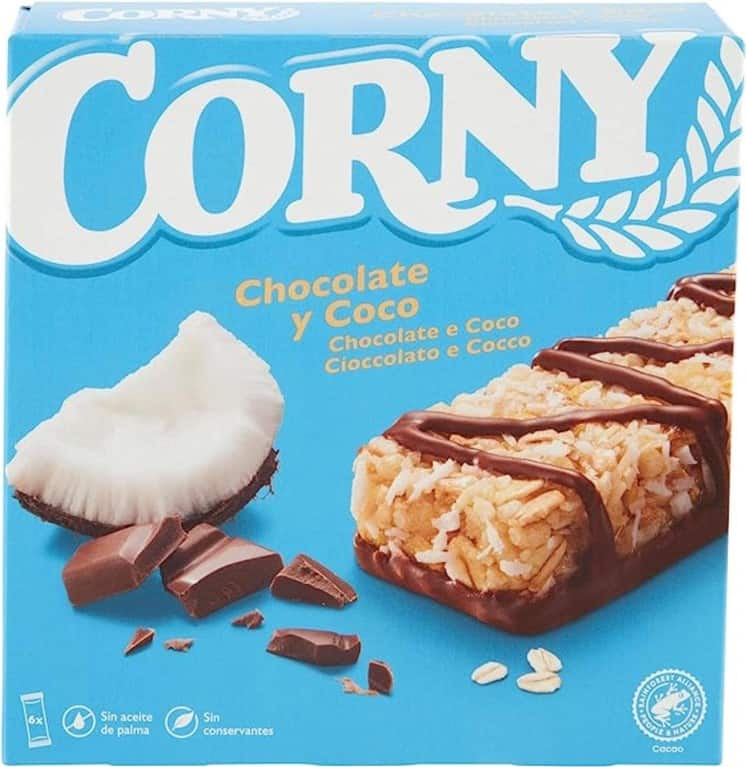 CORNY CIOCCOLATO E COCCO 6 X 25GR
