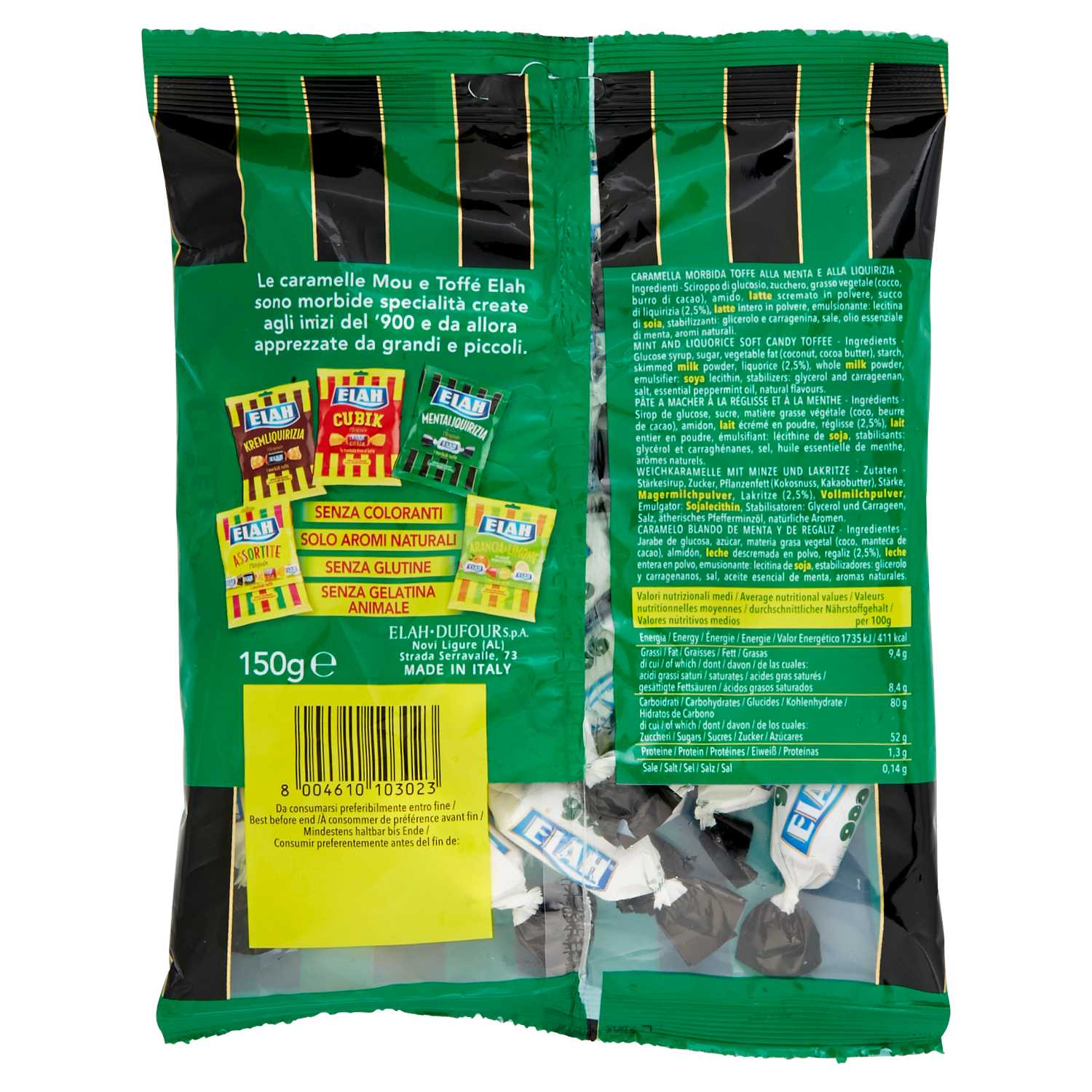ELAH CARAMELLE MENTALIQUIRIZIA 150GR - immagine 2