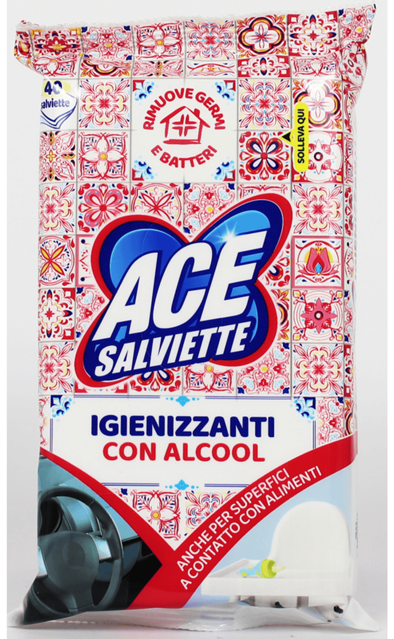 ACE SALVIETTE IGIENIZZANTI 40PZ