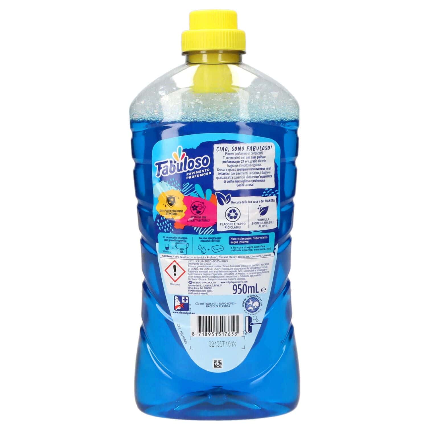 FABULOSO PAVIMENTI FRESCHEZZA MATTINO 950ML - immagine 2