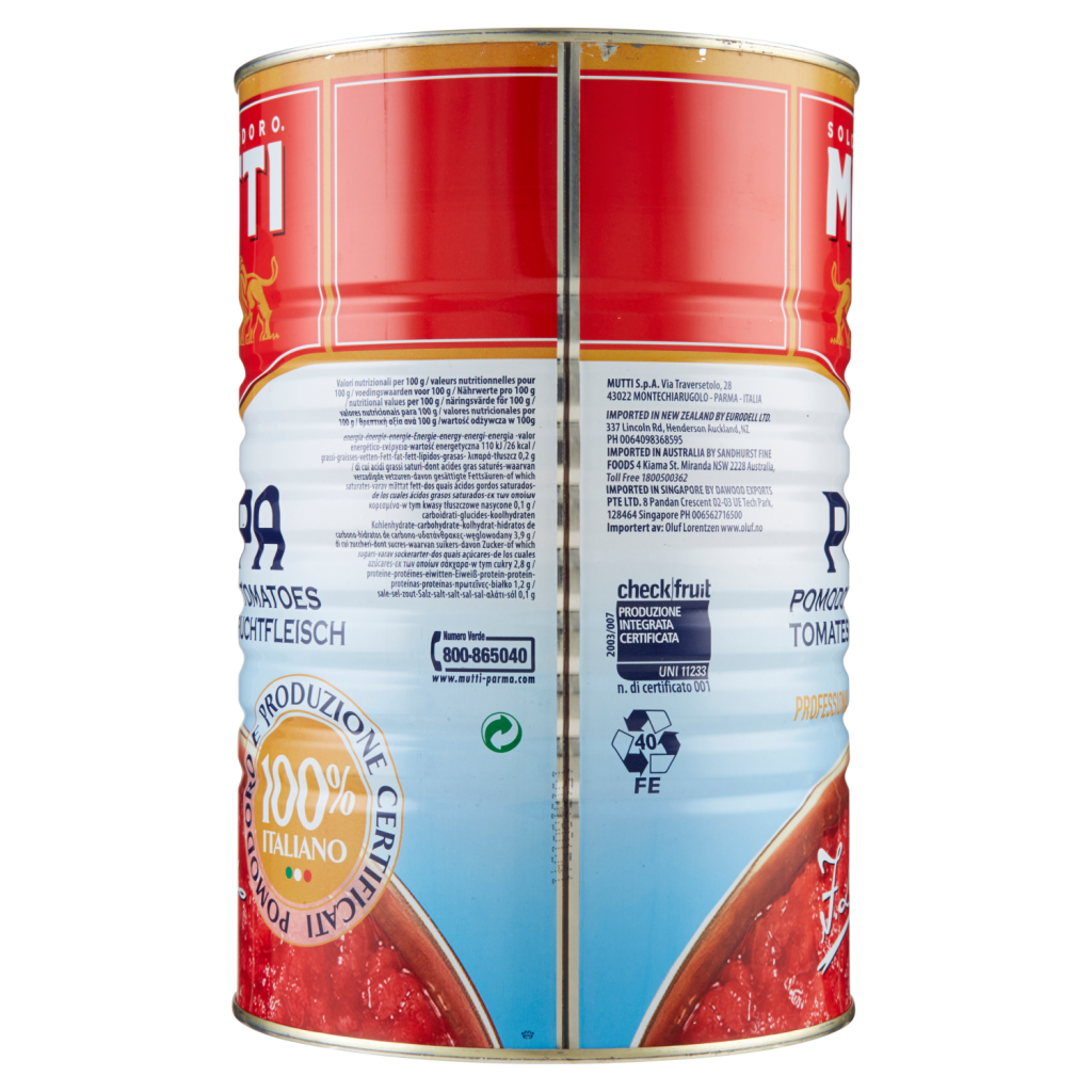MUTTI POLPA POMODORO FINE 4050GR - immagine 3