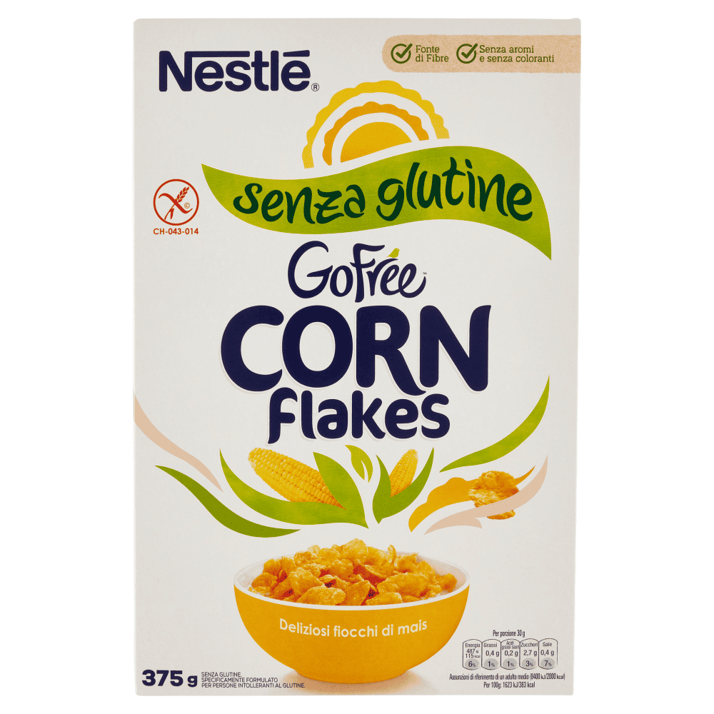 NESTLE' CORN FLAKES SENZA GLUTINE 375 GR