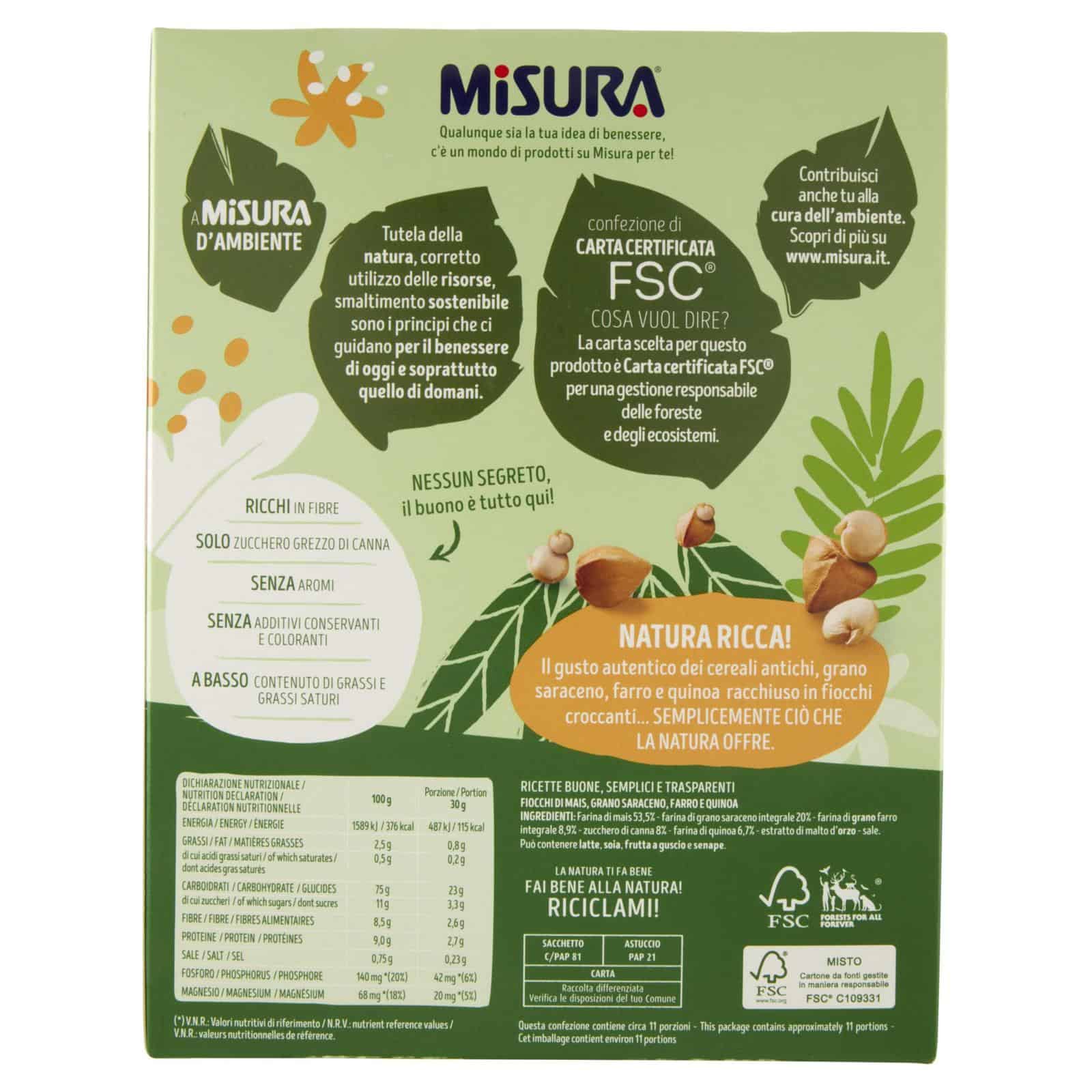 MISURA CEREALI QUINOA FARRO 350GR - immagine 2