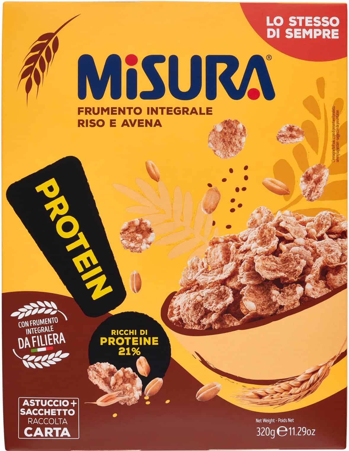 MISURA MULTIGRAIN CEREALI PROTEIN 320GR