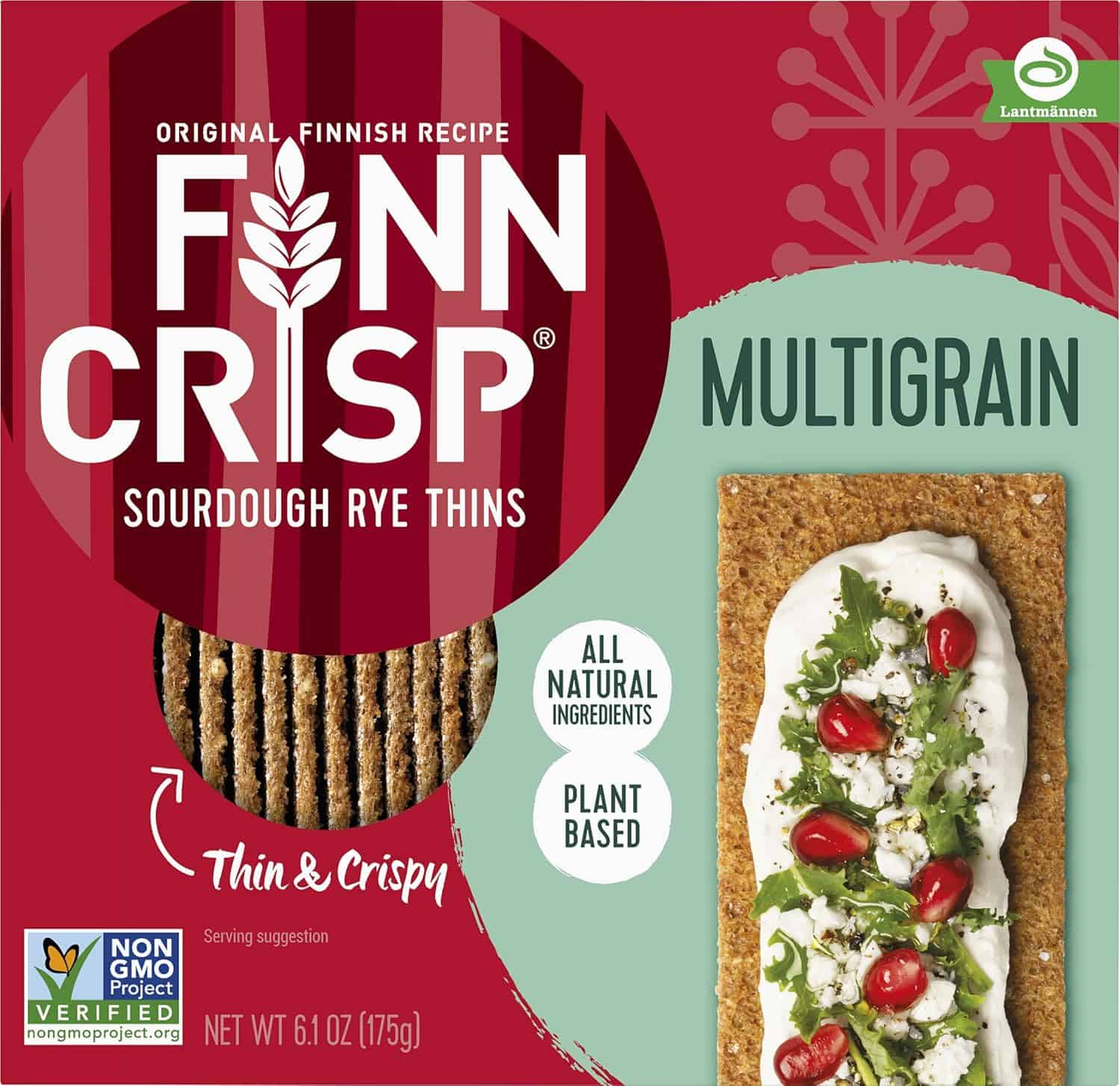 FINN CRISP CRACKERS MULTCEREALI 175 GR