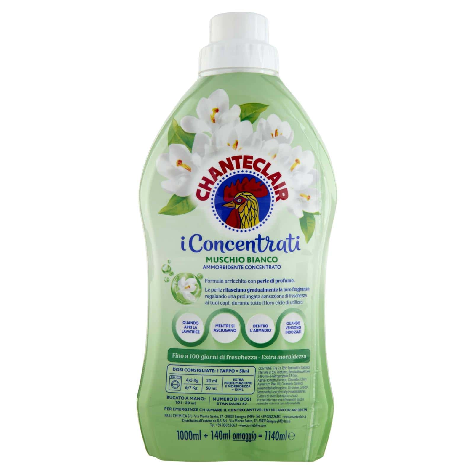 CHANTECLAIR AMMORBIDENTE CONCENTRATO MUSCHIO BIANCO 1L - immagine 2
