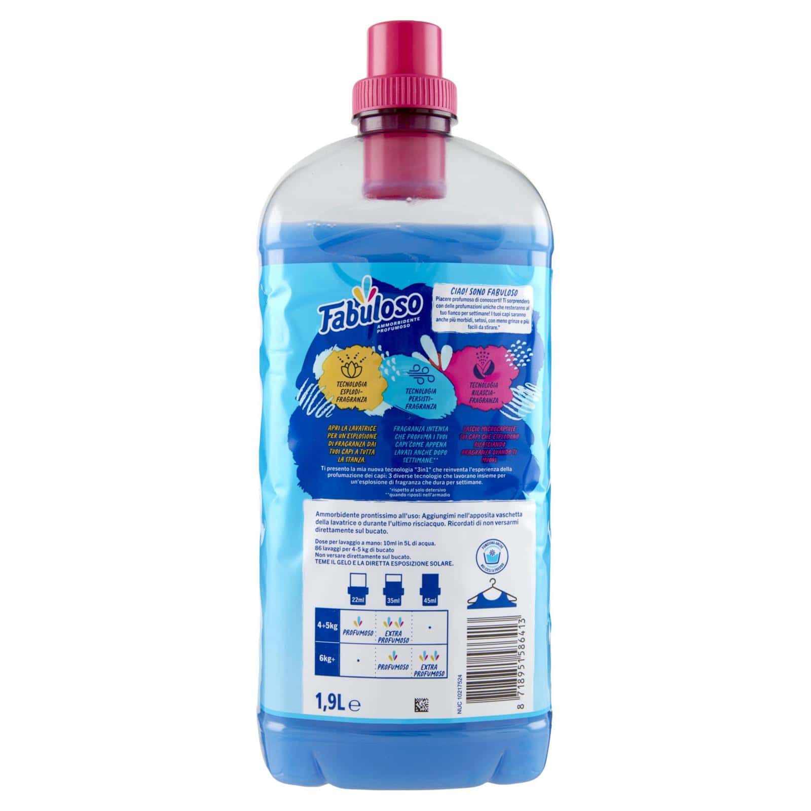 FABULOSO AMMORBIDENTE CONCENTRATO FRESCO MATTINO 1900ML - immagine 2