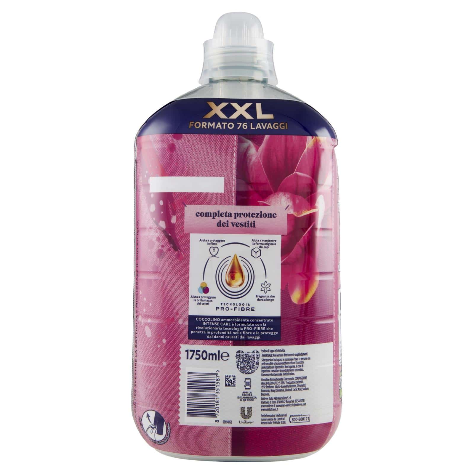 COCCOLINO CONCENTRATO FIORI TIARE' E FRUTTI ROSSI 1750ML - immagine 2