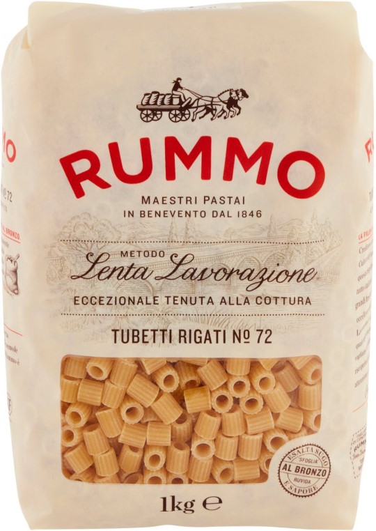 RUMMO TUBETTI RIGATI N.72 1KG