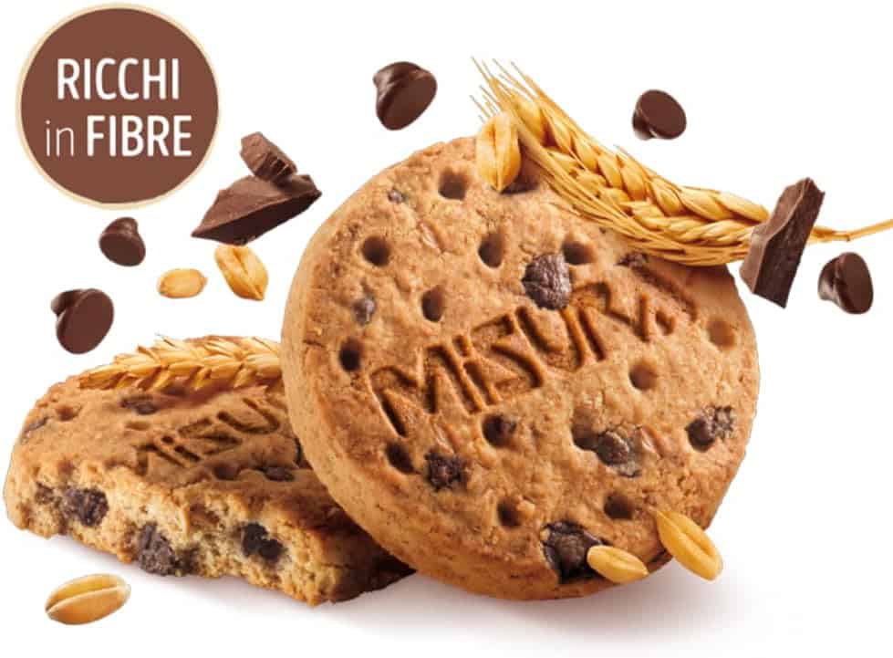 MISURA FROLLINI INTEGRALI CON GOCCE DI CIOCCOLATO FONDENTE 290 GR - immagine 3