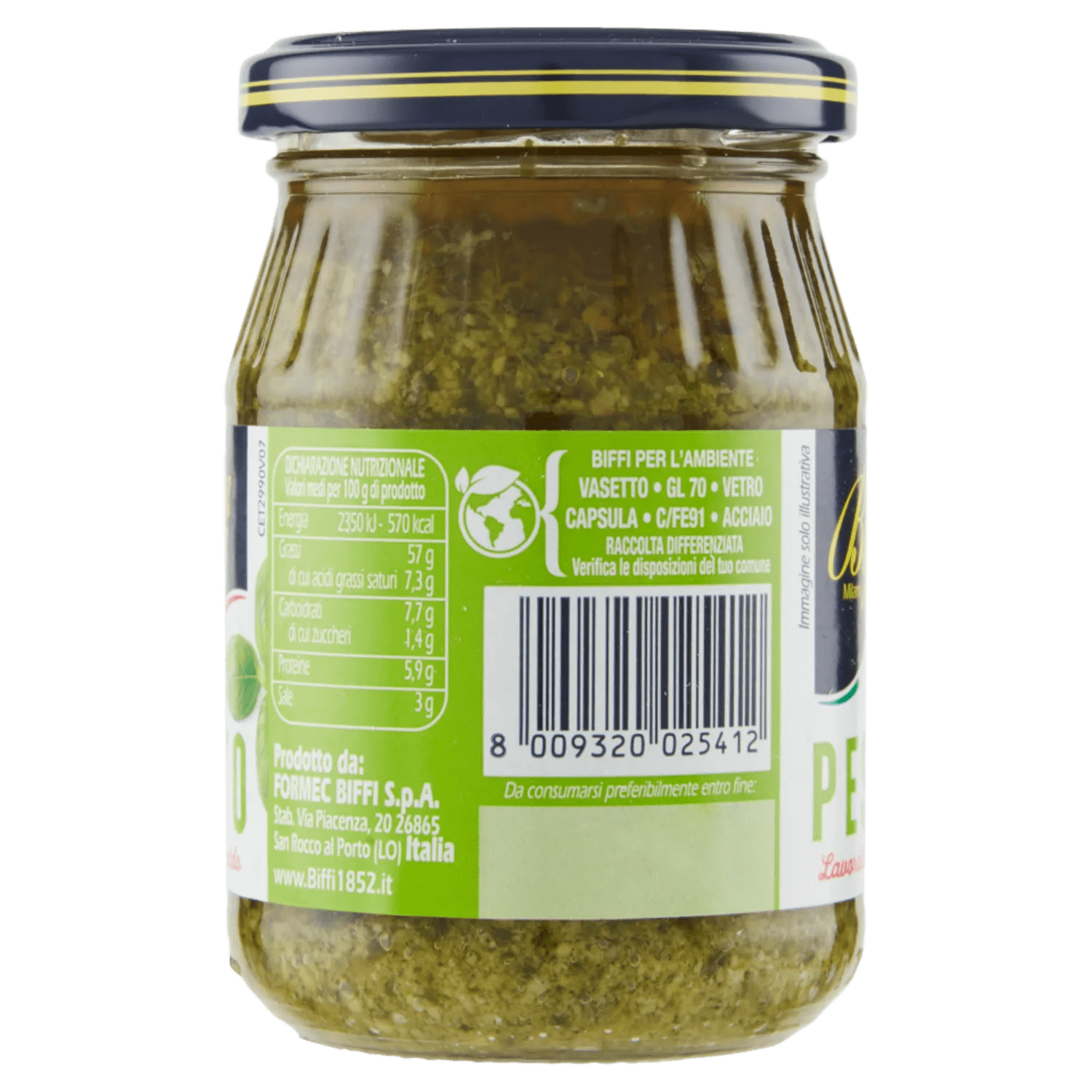 BIFFI PESTO ALLA GENOVESE 190 GR - immagine 4