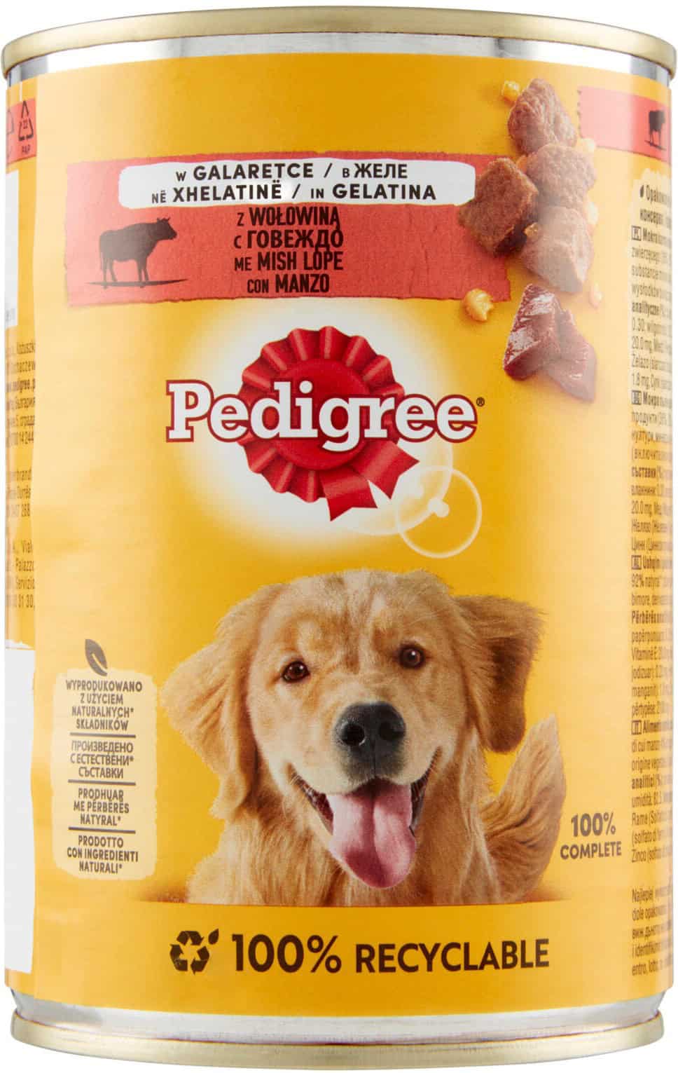 PEDIGREE GELATINA MANZO GR.400