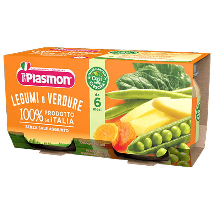 PLASMON OMOGENEIZZATO LEGUMI 2 X 80 GR