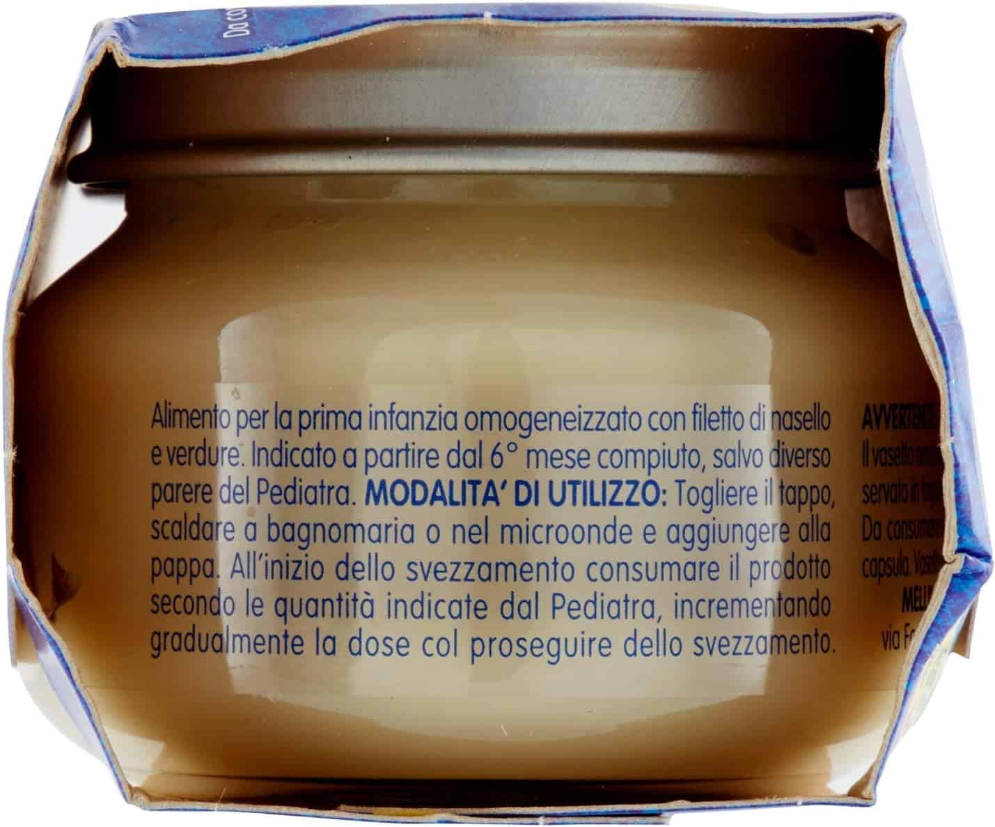 MELLIN OMOGENEIZZATO NASELLO 2 X 80 GR - immagine 5