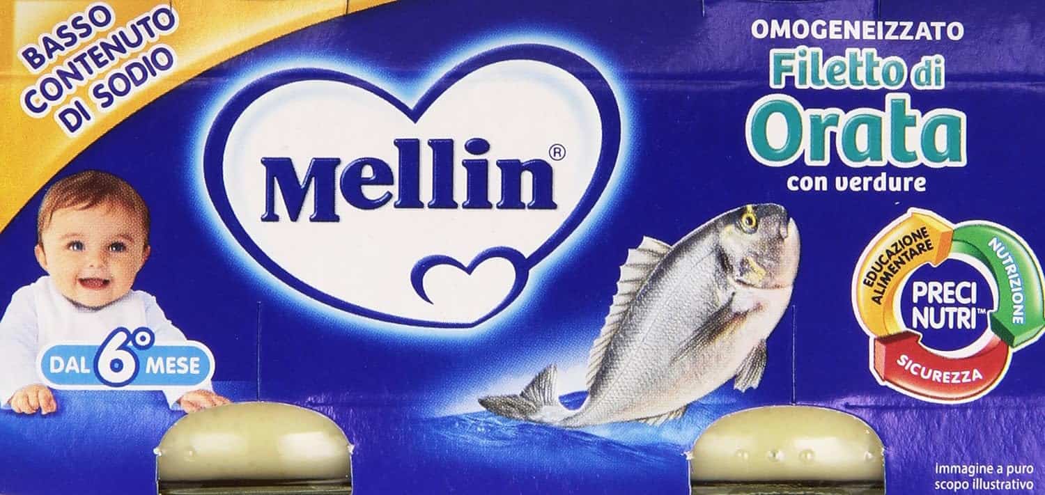 MELLIN OMOGENEIZZATO ORATA 2 X 80 GR
