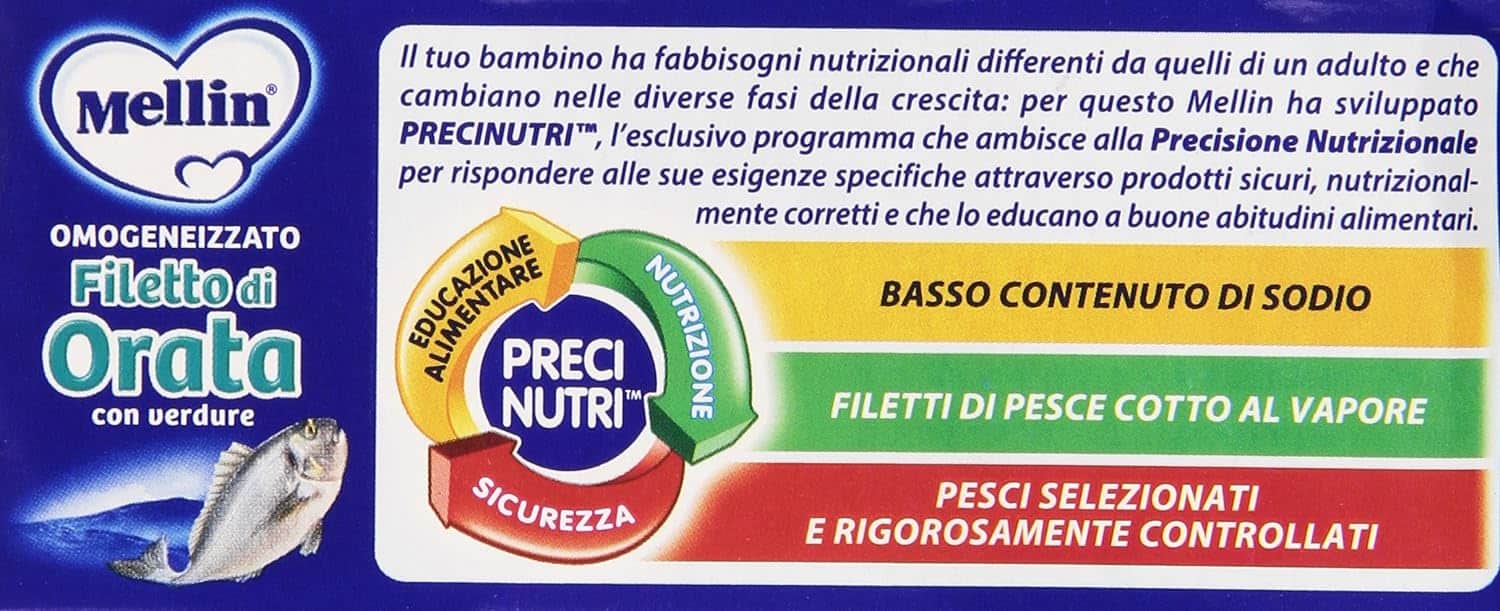 MELLIN OMOGENEIZZATO ORATA 2 X 80 GR - immagine 2