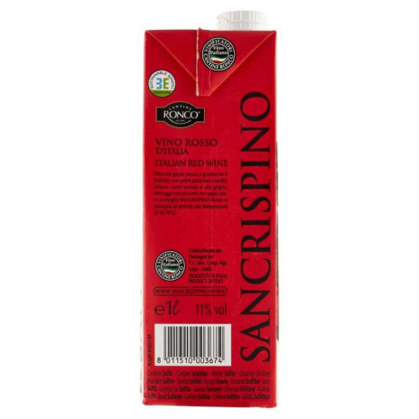 SANCRISPINO VINO ROSSO DA TAVOLA 100CL - immagine 2
