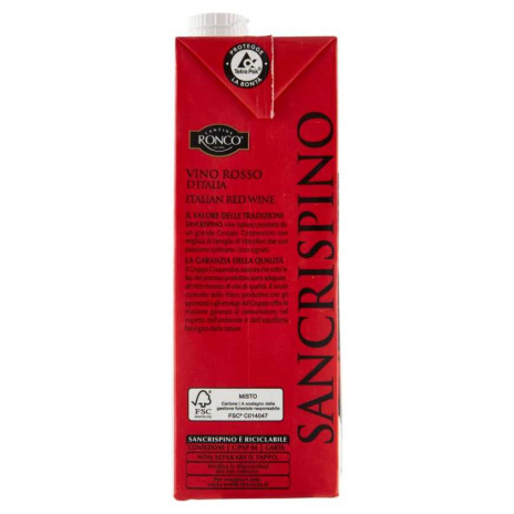 SANCRISPINO VINO ROSSO DA TAVOLA 100CL - immagine 3
