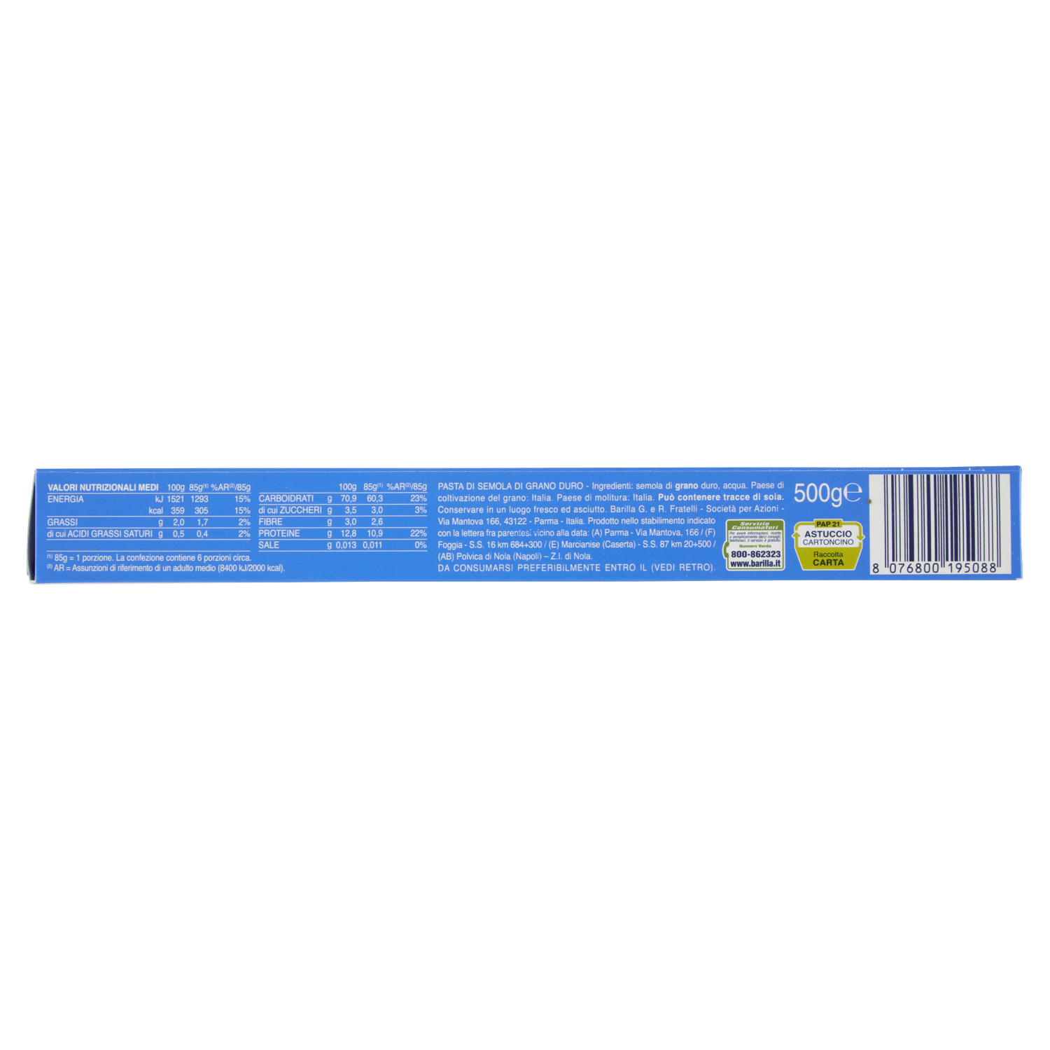 BARILLA SPAGHETTONI N. 8 500 GR - immagine 11