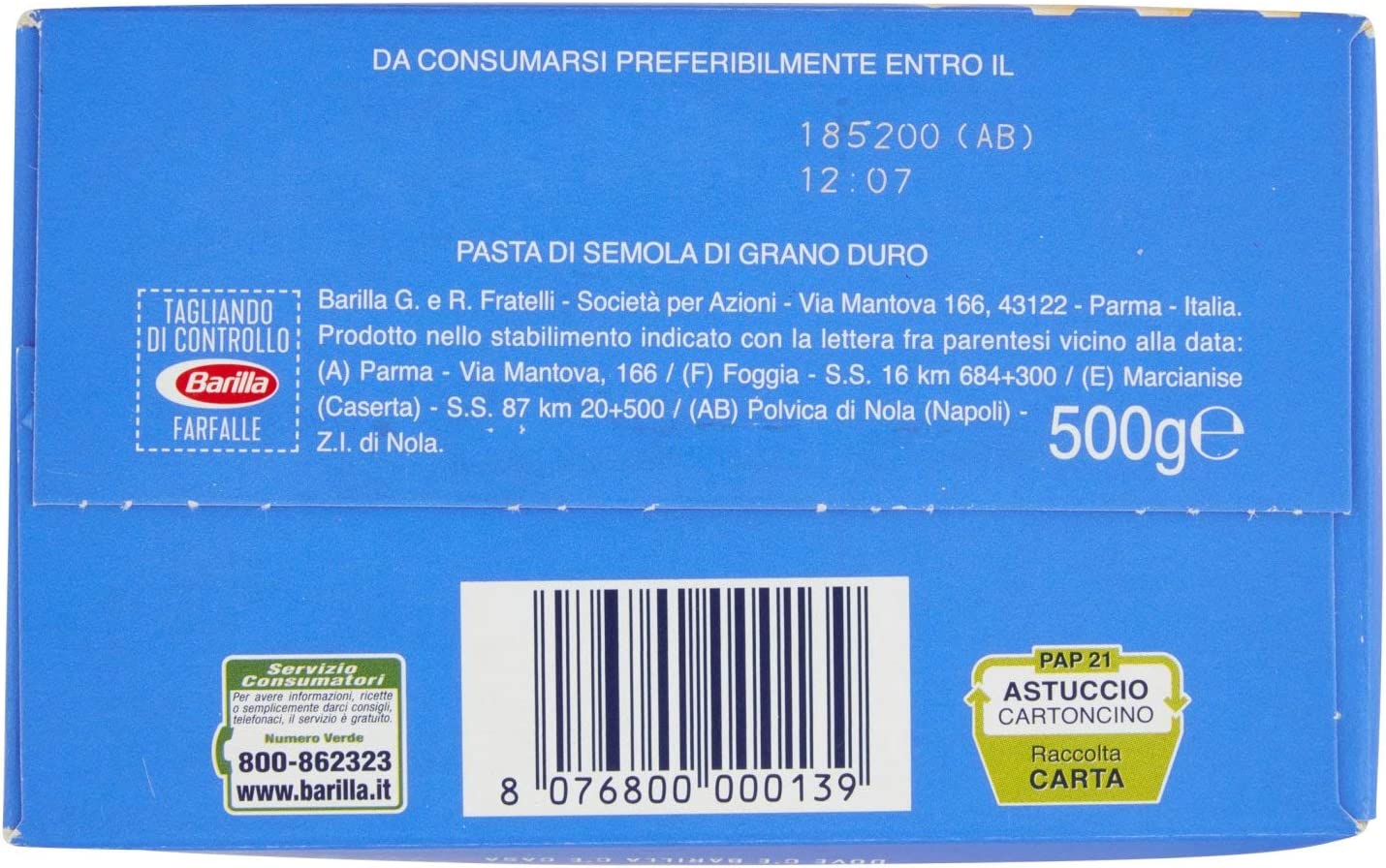 BARILLA FARFALLE N. 265 500 GR - immagine 6