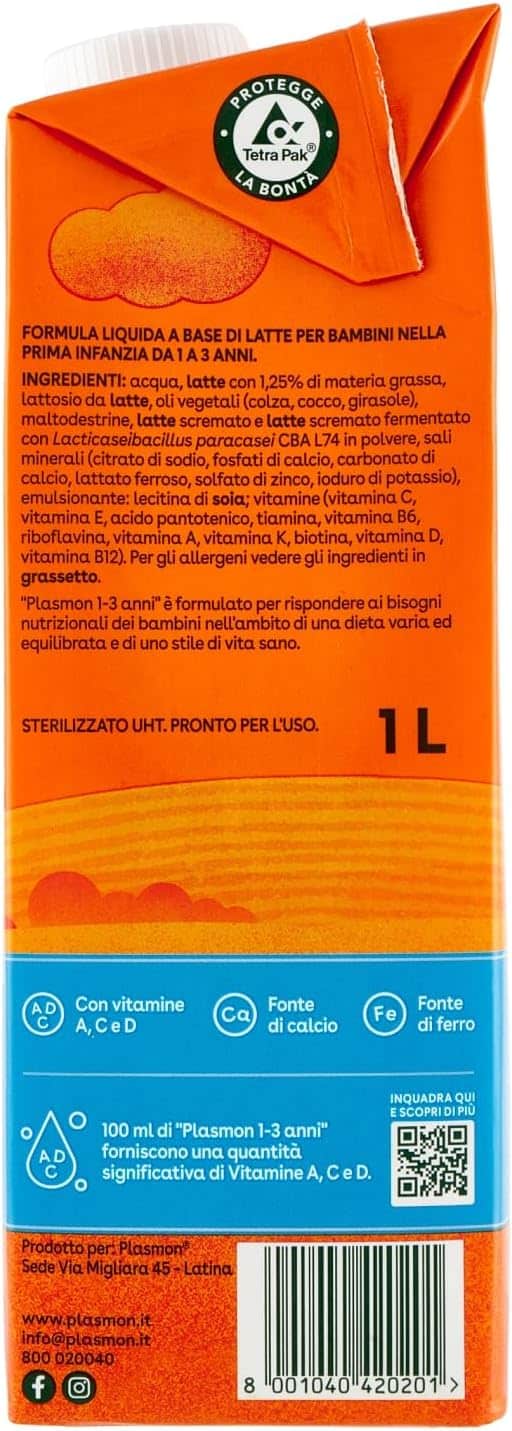 PLASMON LATTE LIQUIDO STAGE 12-36 1 LT - immagine 4