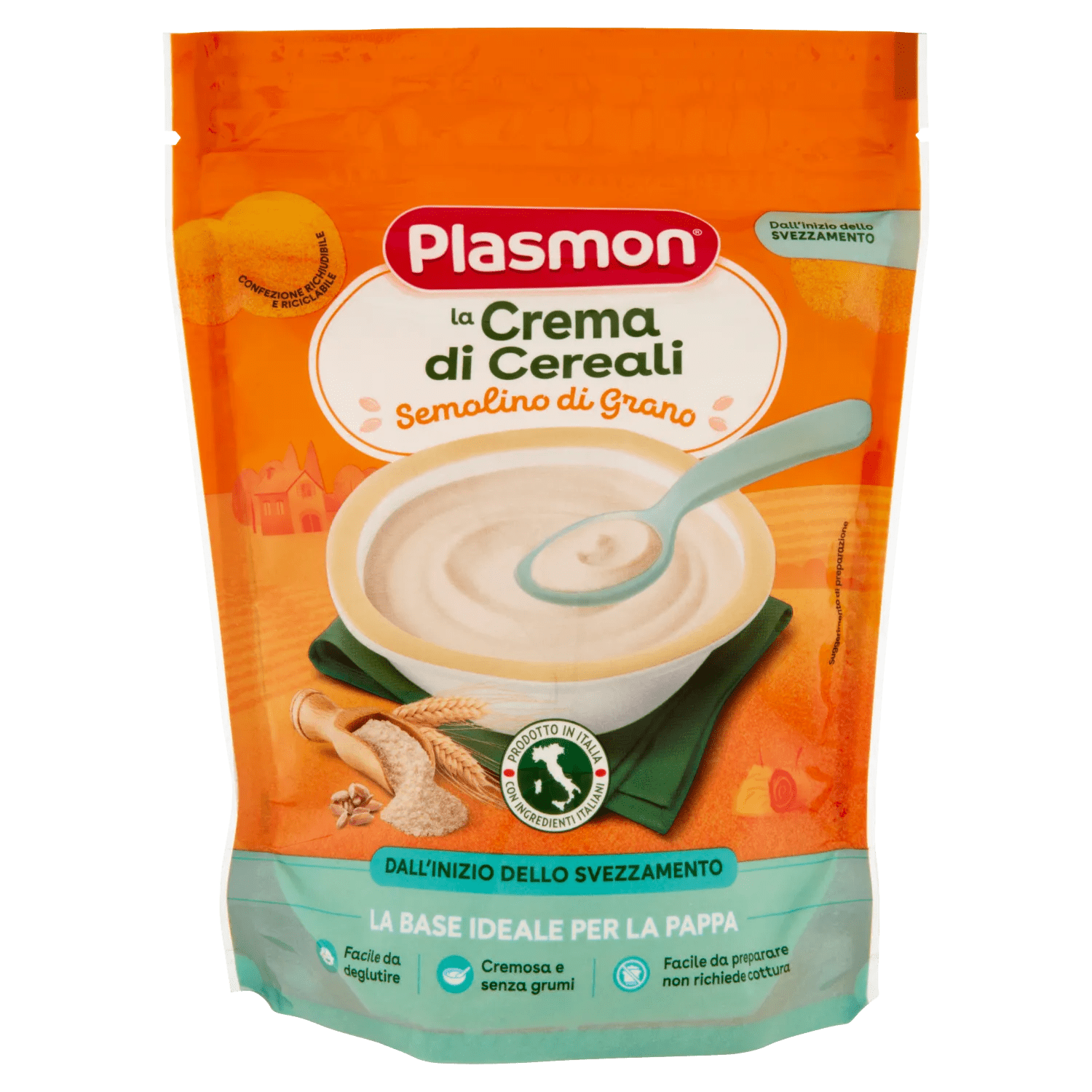 PLASMON CREMA DI CEREALI SEMOLINO DI GRANO 200 GR