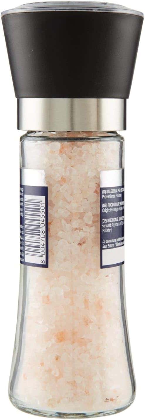 La Drogheria 1880 Linea Macinelli Premium, Himalaya, Gusto Delicato e Fragrante, per Carni Bianche, Pesce alLa Griglia, Verdure Salse, con Macina Regolabile sul Tappo, Sale Rosa, Formato da 90 Grammi - immagine 3
