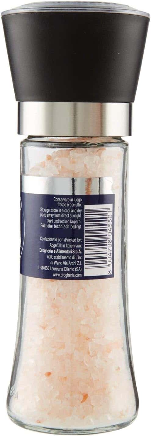 La Drogheria 1880 Linea Macinelli Premium, Himalaya, Gusto Delicato e Fragrante, per Carni Bianche, Pesce alLa Griglia, Verdure Salse, con Macina Regolabile sul Tappo, Sale Rosa, Formato da 90 Grammi - immagine 4