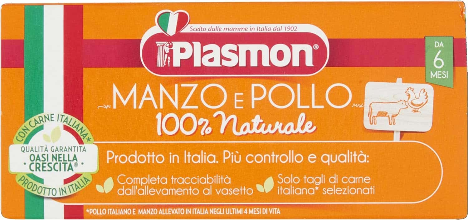 PLASMON OMOGENEIZZATO MANZO E POLLO 2 X 80 GR - immagine 2