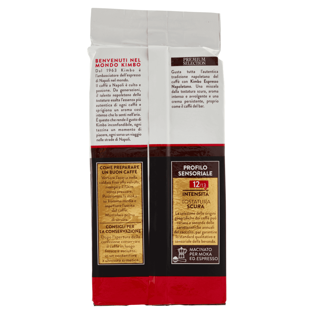 KIMBO ESPRESSO NAPOLETANO BUSTA 250 GR - immagine 4