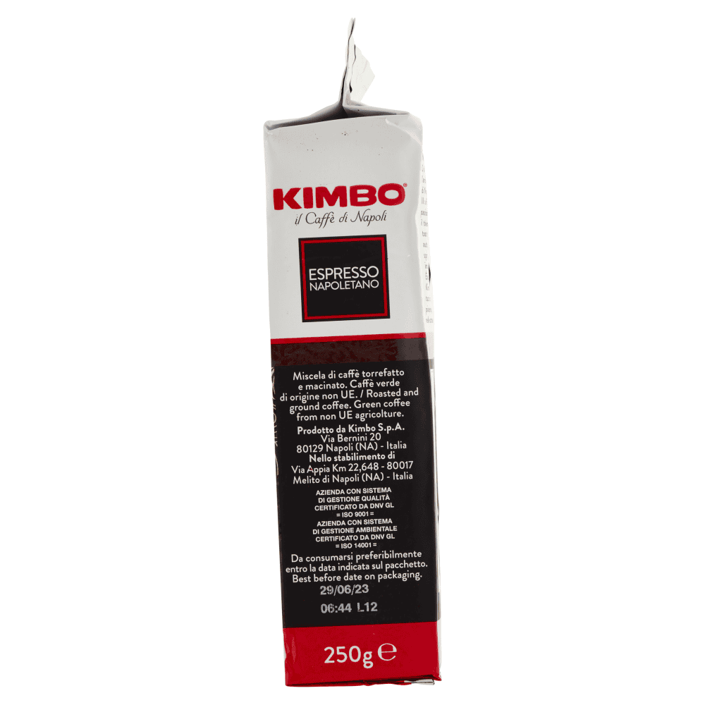 KIMBO ESPRESSO NAPOLETANO BUSTA 250 GR - immagine 6