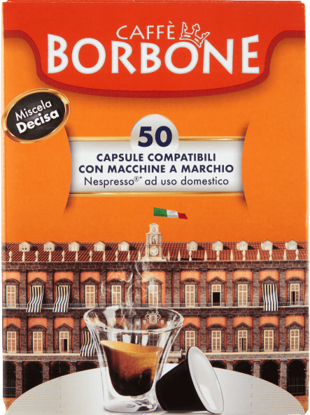 BORBONE 50 CAPSULE COMPATIBILI NESPRESSO MISCELA DECISA