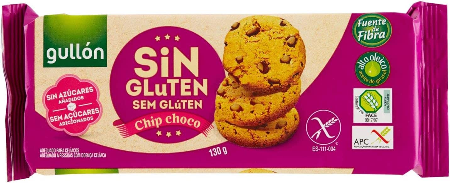 GULLON CHOCOCHIPS SENZA GLUTINE SENZA ZUCCHERI 130 GR