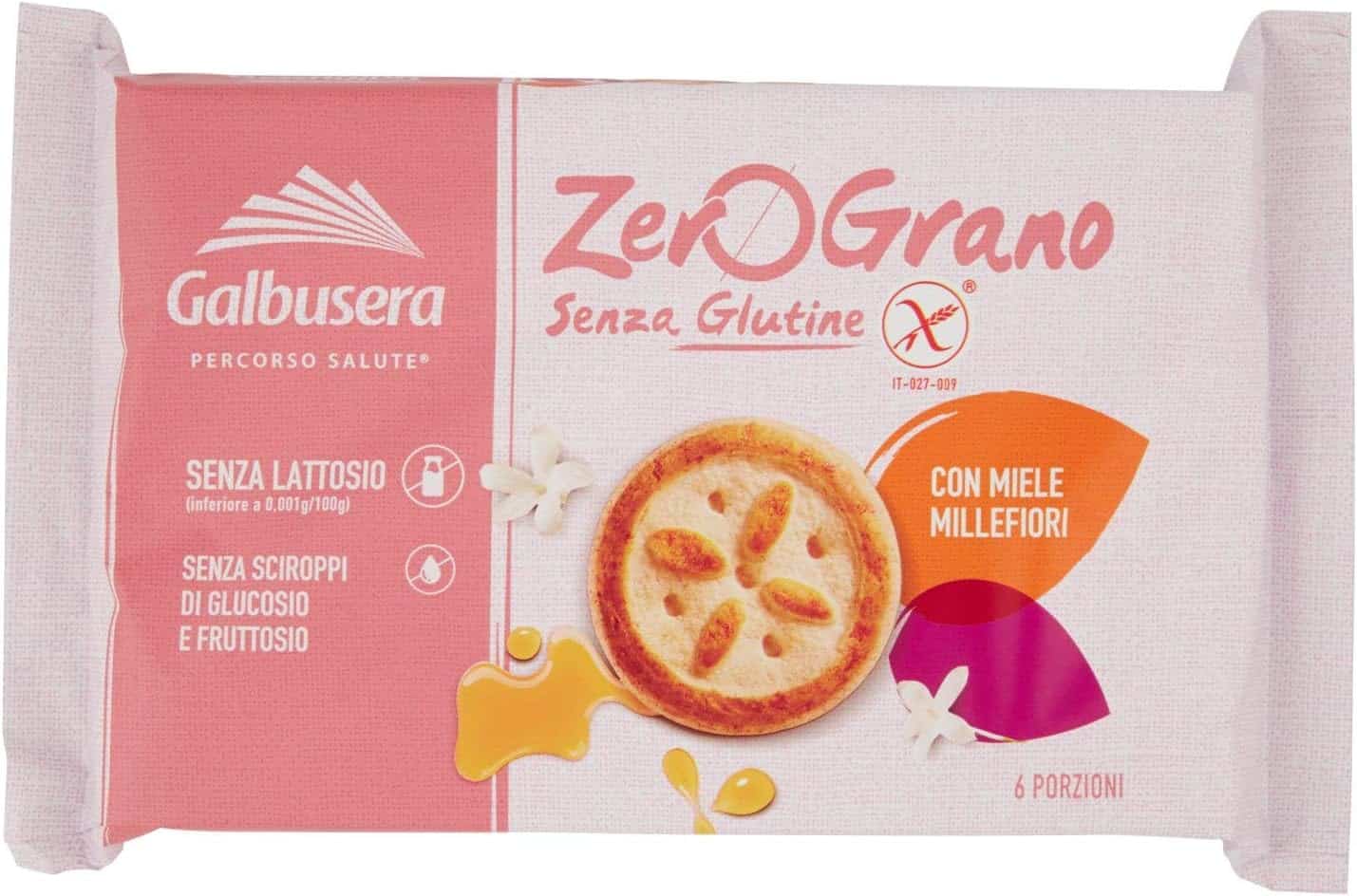 GALBUSERA FROLLINO CON MIELE MILLEFIORE SENZA GLUTINE 220 GR