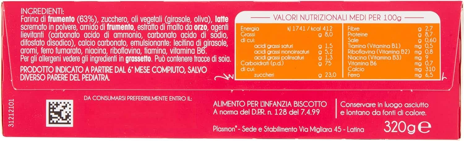 PLASMON BISCOTTI 320 GR - immagine 3