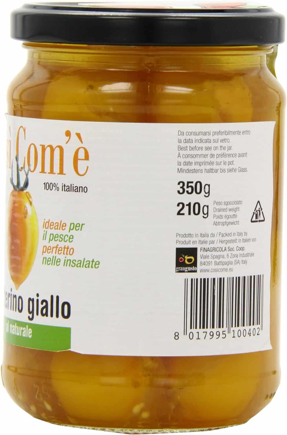 COSI' COM'E' DATTERINO GIALLO AL NATURALE 350 GR - immagine 2